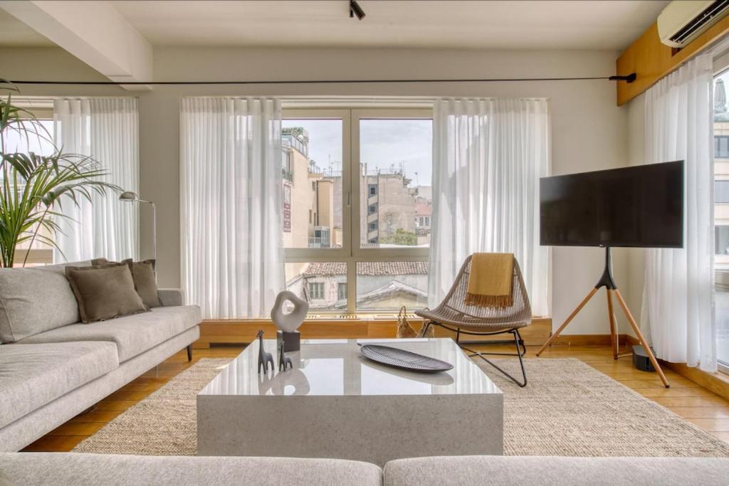 Апартаменты Sunny Luxury Loft,Stunning Acropolis View, Jacuzzi Афины Экстерьер фото